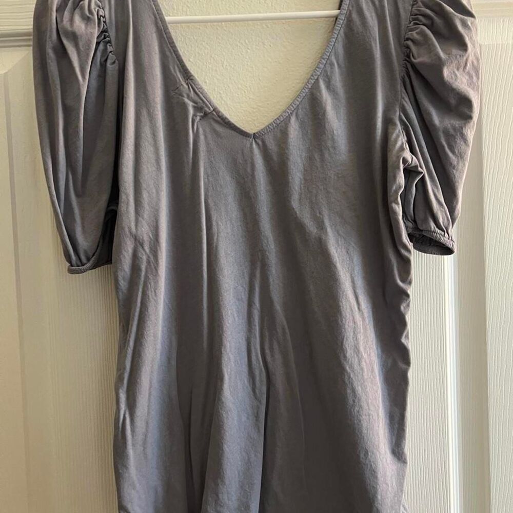 Unbranded Women's Grey and Purple Blouse